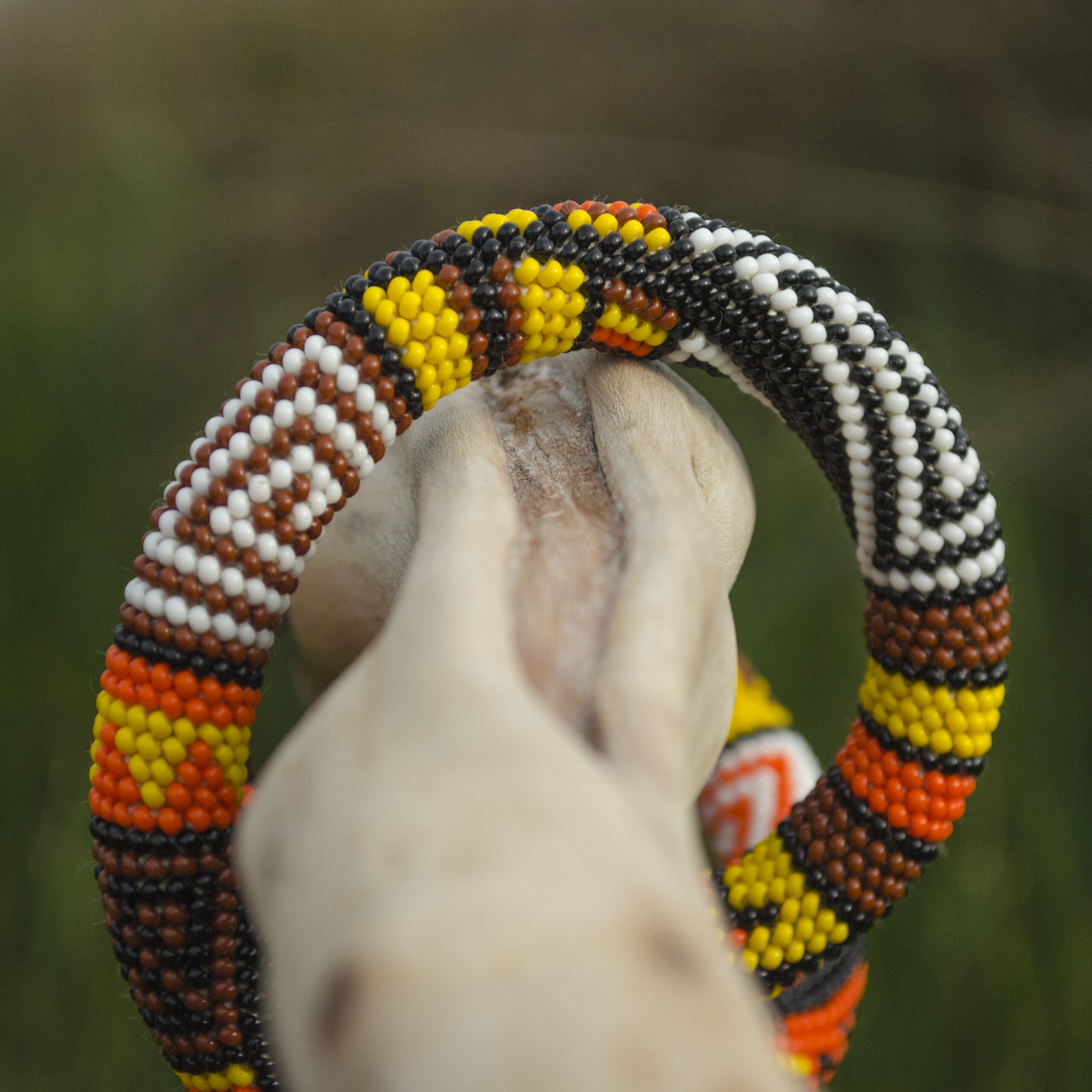 Hot African Patchwork Jewelry Set 2 in 1 Tribal Dainty Necklace Crochet Glass Bangle Seed Beaded Bracelet Unique Handmade Ethno Gift for Her - Image 12